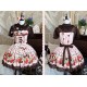 Dream Whale Strawberry Chocolate Blouse Salopette JSK and OP(Pre-Order/Full Payment Without Shipping)